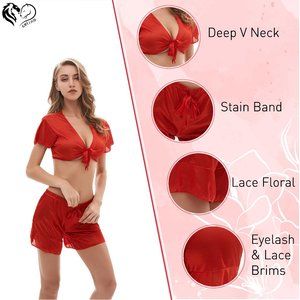 2 Piece Nightwear Lingerie Set